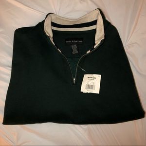 Croft & Barrow 1/4 Zip. Dark Green